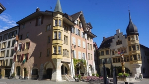 Place of the Ring, Foresters' Guild House, as seen during the biel-old-town-historical-tour