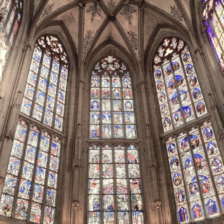 Interior view of the Cathedral of Bern, included in our Bern city walking tour: City, Cathedral