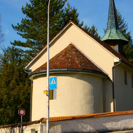 Medieval church explored in the Guided Tour Chalière, Moutier Grandval